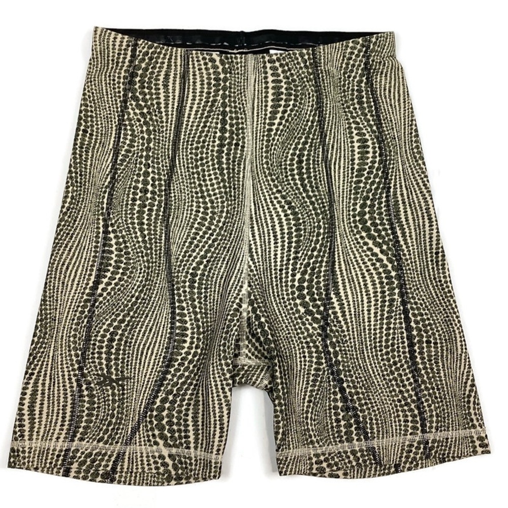 Reebok x Cardi B High Rise Legging Bike Shorts Pull On Elastic Waist Large
